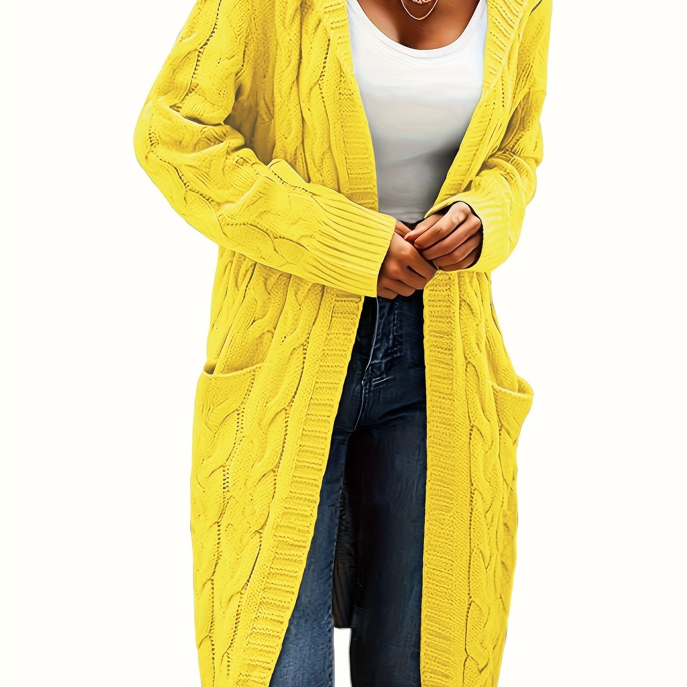 Kessara | Cozy Open Front Pocket Cardigan