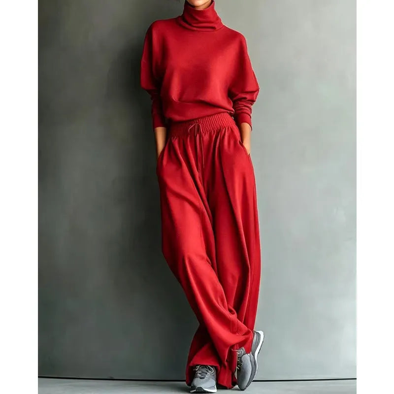 Serevina | Cozy Turtleneck Two Piece Set