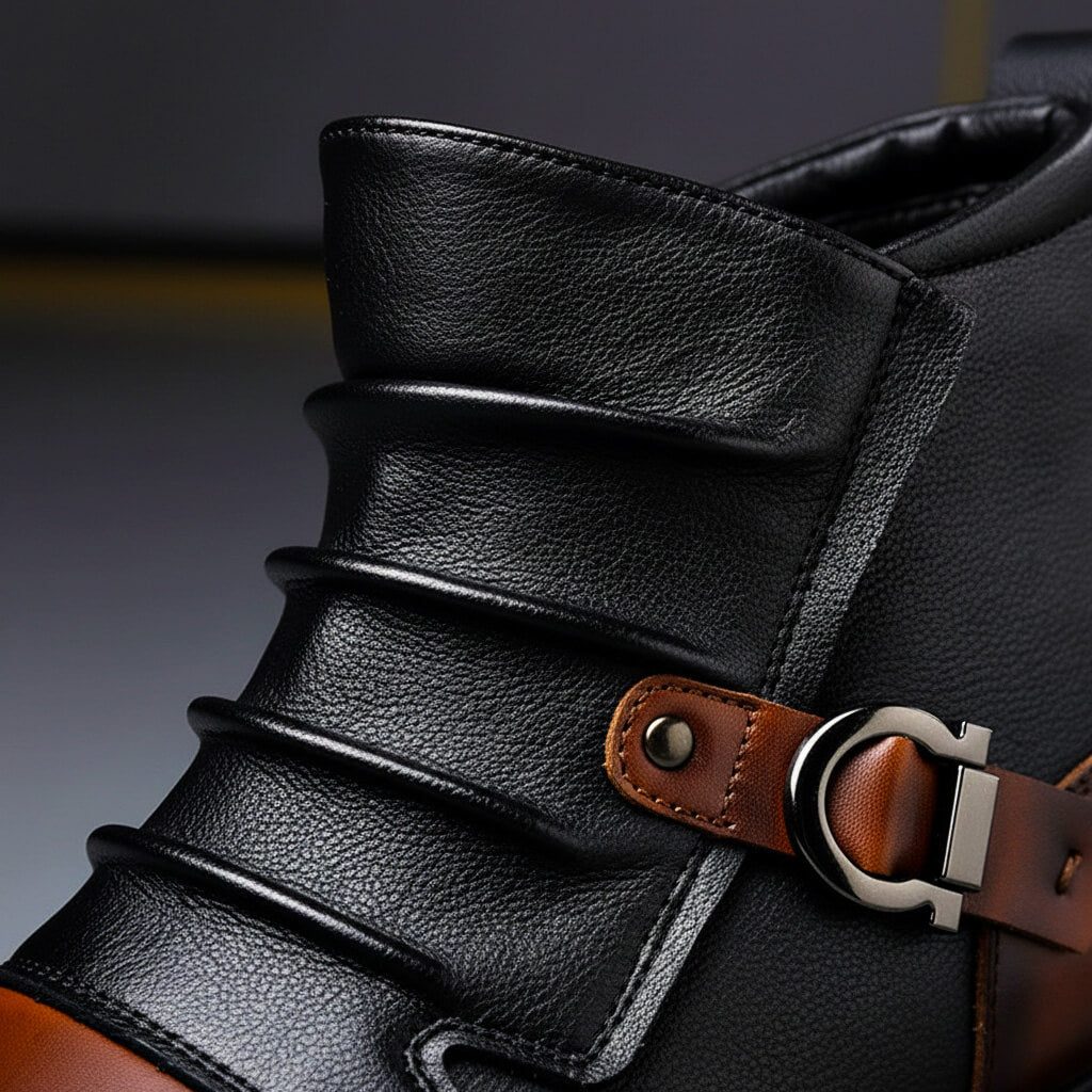 Fenwick | Rugged Leather Dress Boots
