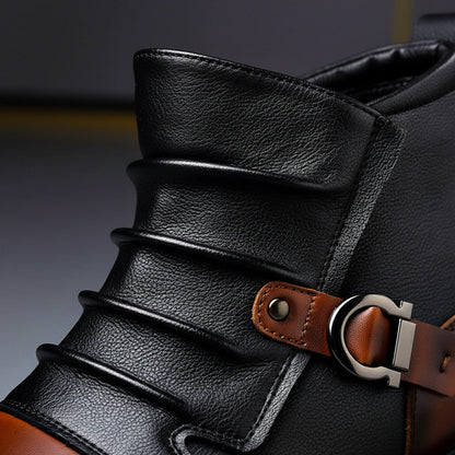 Fenwick | Rugged Leather Dress Boots