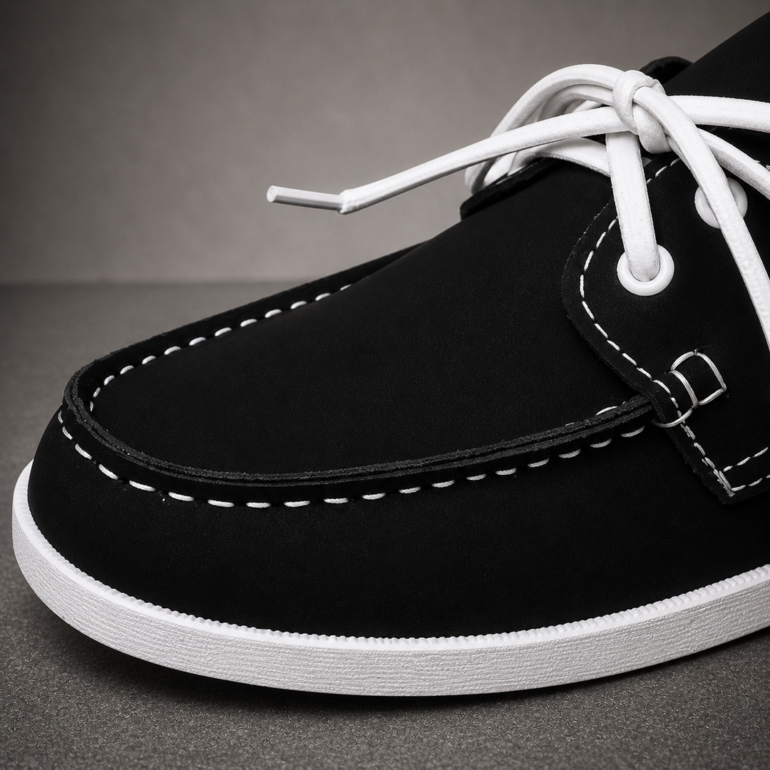 Brooks | Casual Contrast Trim Boat Shoes