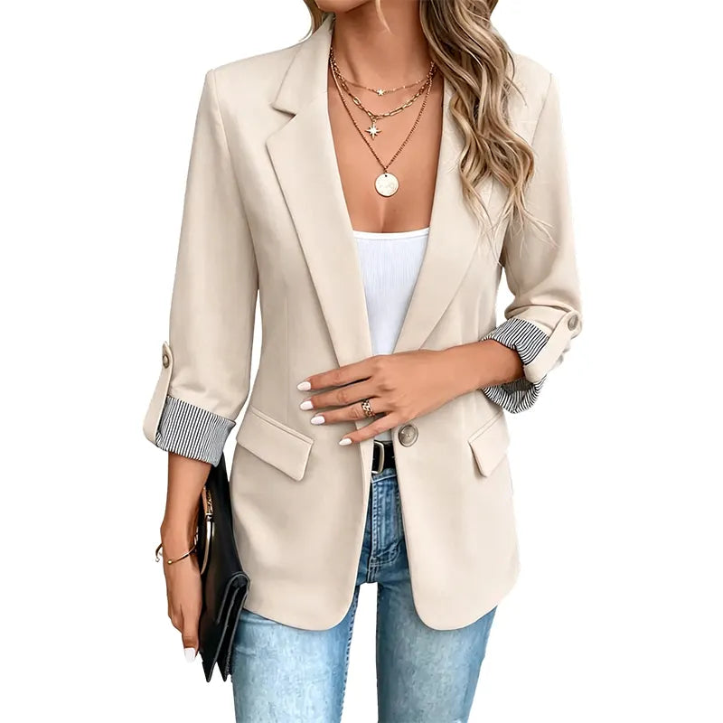 Seravine | Tailored Three Quarter Sleeve Blazer