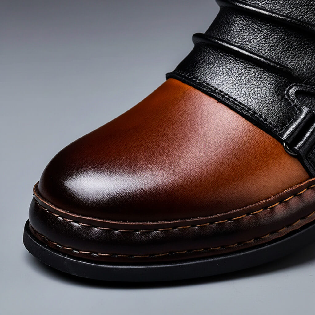 Fenwick | Rugged Leather Dress Boots