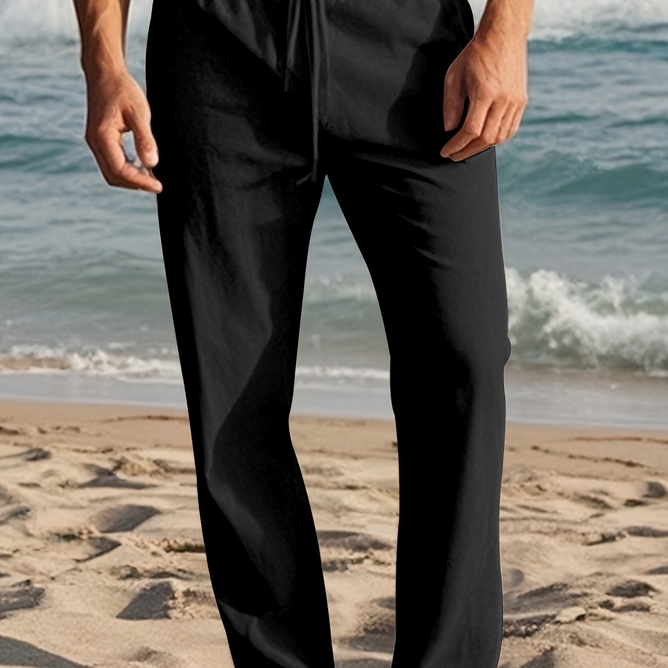 Thorne | Lightweight Straight Leg Linen Pants
