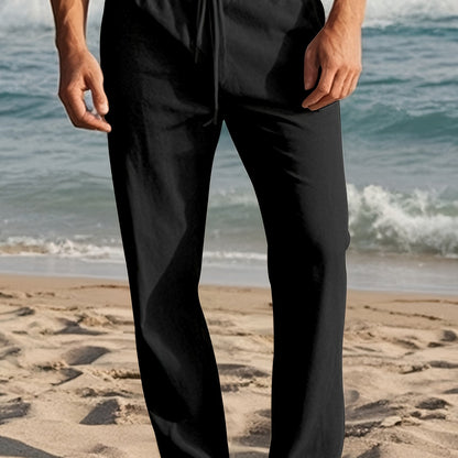 Thorne | Lightweight Straight Leg Linen Pants