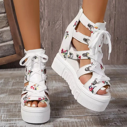 Zorina | Elevated Comfort Floral Sandals