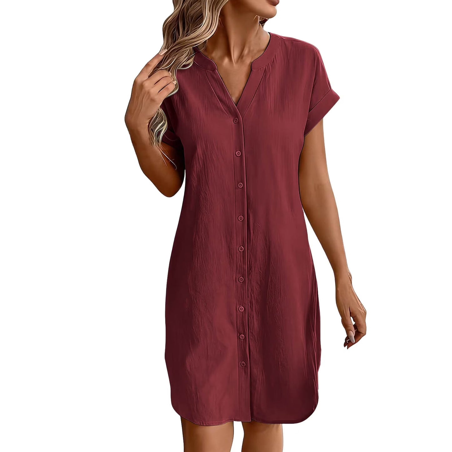 Delyse | Soft Touch Casual Mini Dress