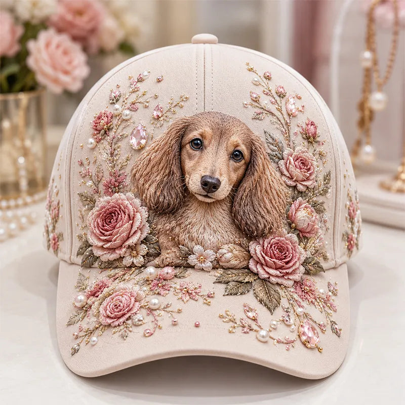 Hyacintha | Blossom Mane Embroidered Cap