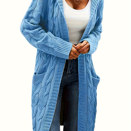 Kessara | Cozy Open Front Pocket Cardigan