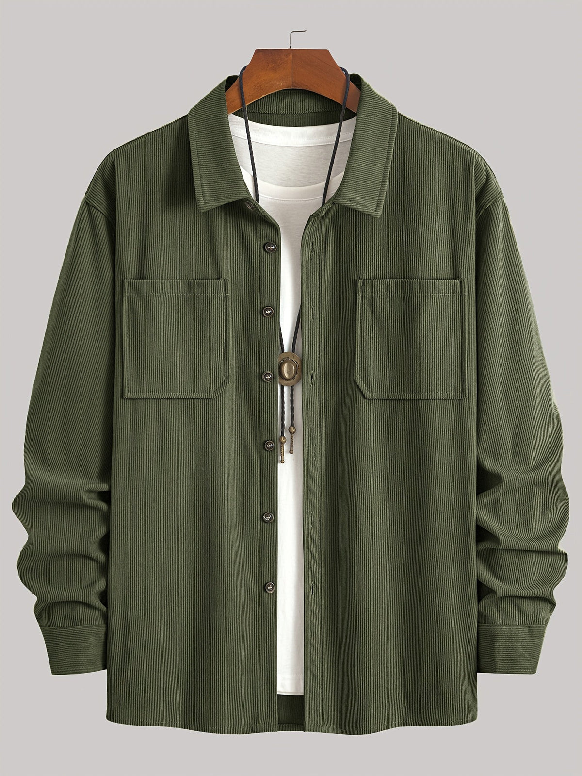 Leland | Button Front Workwear Overshirt
