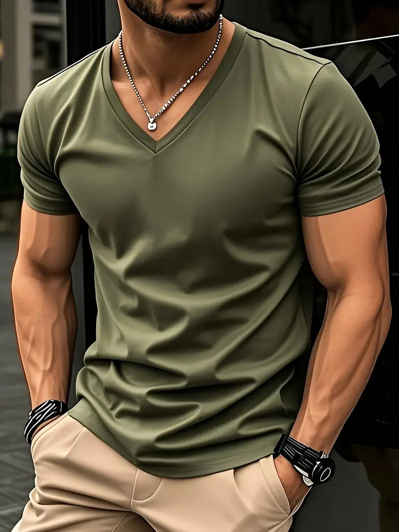 Dorian | Modern Fitted Basic T-Shirt