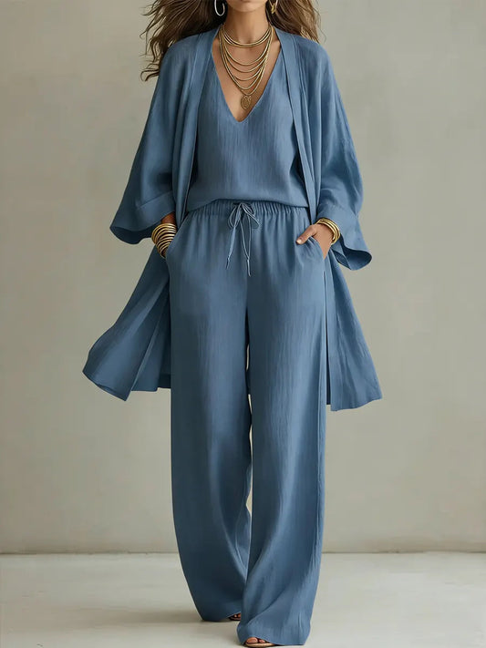 Zephlina | Relaxed Fit Layered Three Piece Set