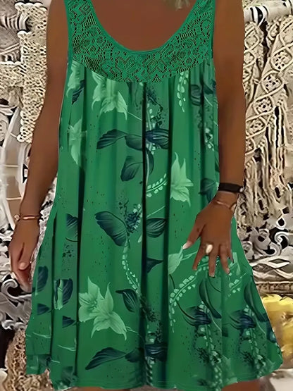 Quinara | Sleeveless Bloom Print Dress