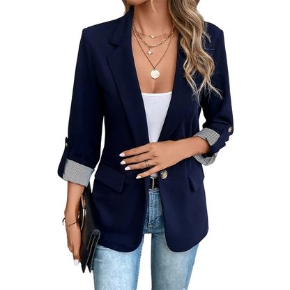 Seravine | Tailored Three Quarter Sleeve Blazer