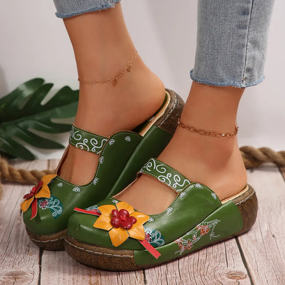 Marigold | Decorative Slip On Clogs