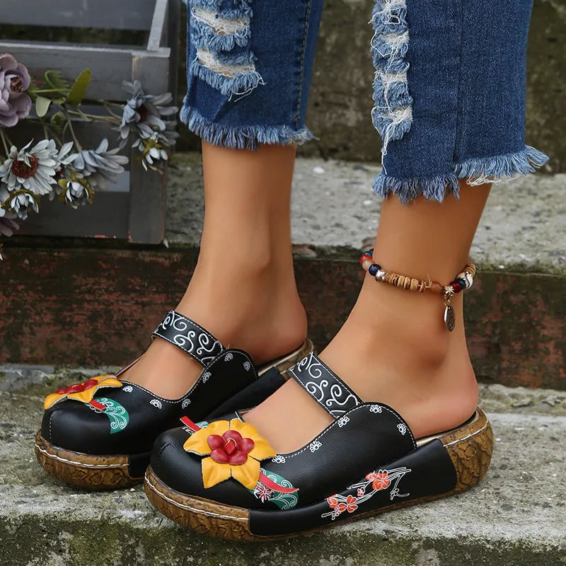 Marigold | Decorative Slip On Clogs