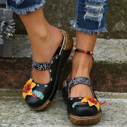 Marigold | Decorative Slip On Clogs