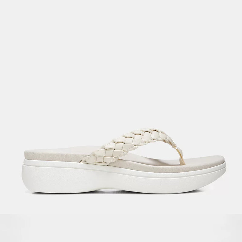 Aurelle | Plaited Comfort Platform Sandals