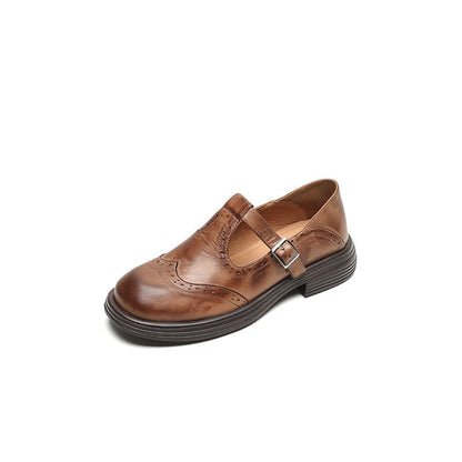 Ferelith | Brogue Detail Mary Jane Shoes
