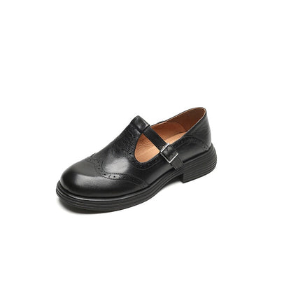 Ferelith | Brogue Detail Mary Jane Shoes
