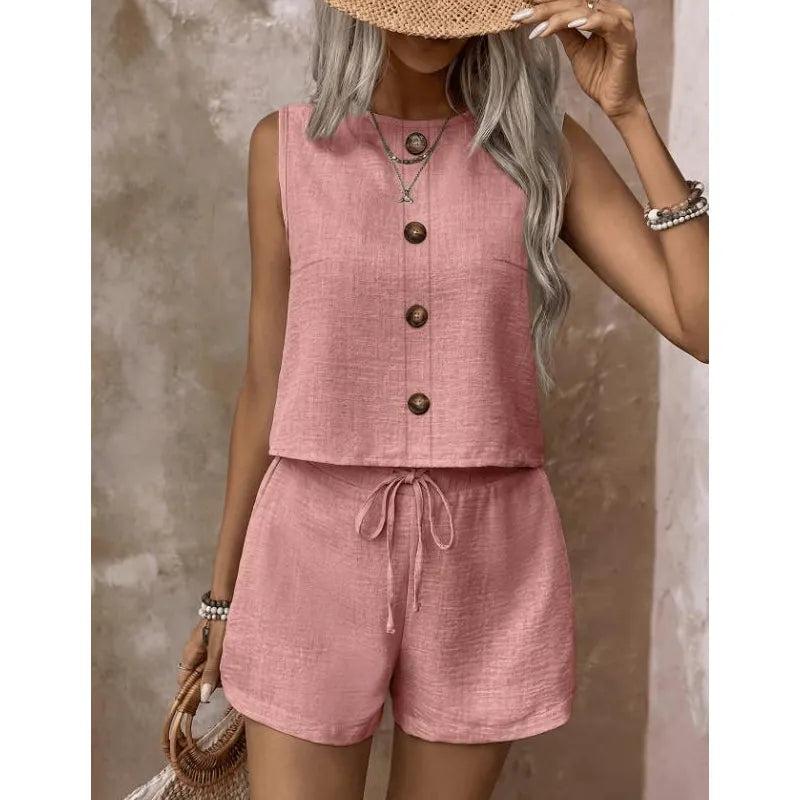 Brinelle | Casual Linen Blend Co Ord Set