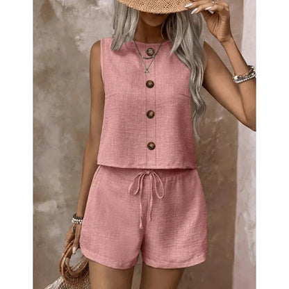 Brinelle | Casual Linen Blend Co Ord Set