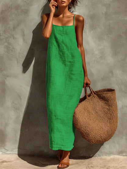 Sylvette | Lightweight Slip Style Maxi Dress
