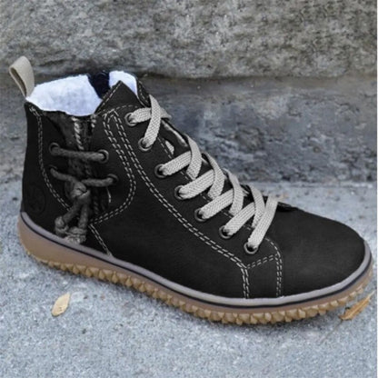 Serenya | Cozy Lace Up Winter Boots