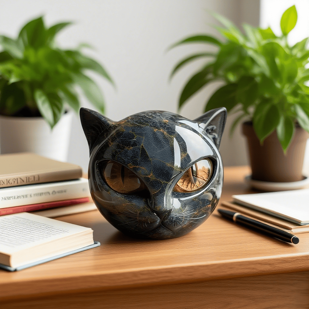Nerolia | Majestic Cat Head Ornament