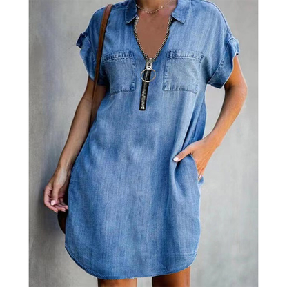 Corisella | Casual Pocket Mini Dress