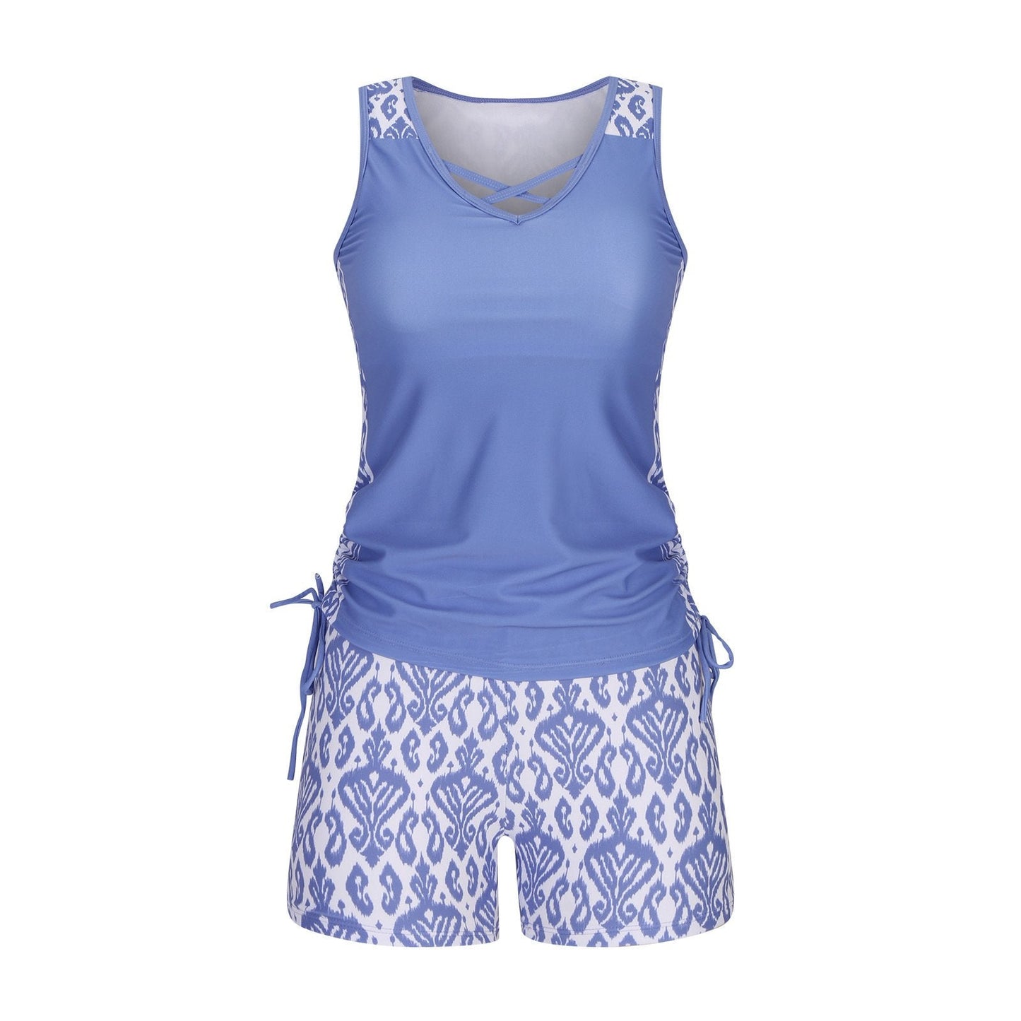 Tavrisselle | Side Tie Beach Top and Shorts Set