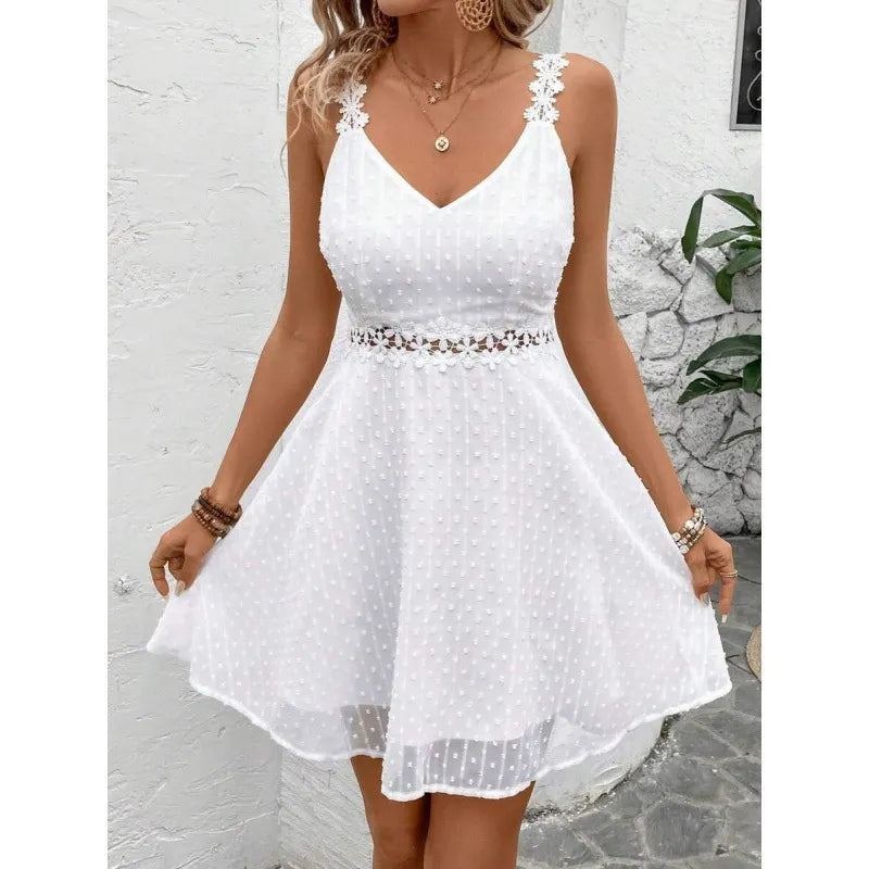 Briarose | Floral Strap Fit And Flare Dress