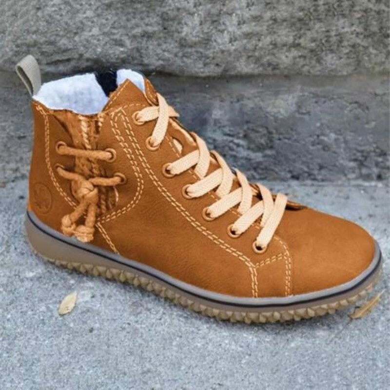 Serenya | Cozy Lace Up Winter Boots