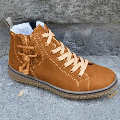 Serenya | Cozy Lace Up Winter Boots