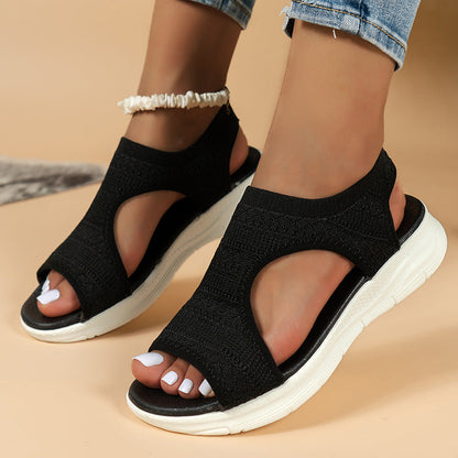 Averelle | Breathable Knit Walking Sandals