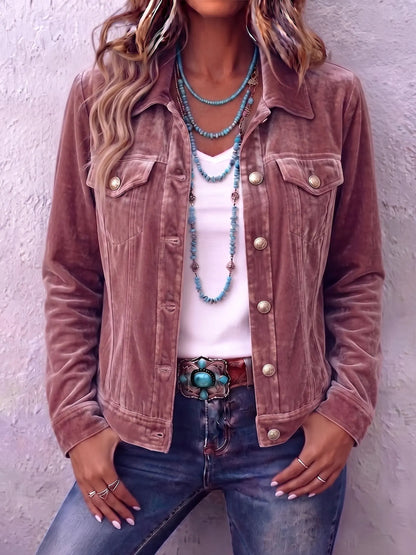 Orelisse | Soft Touch Velvet Jacket