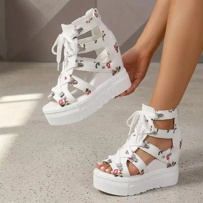 Zorina | Elevated Comfort Floral Sandals