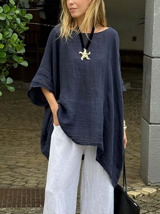 Elowen | Loose Fit Batwing Blouse