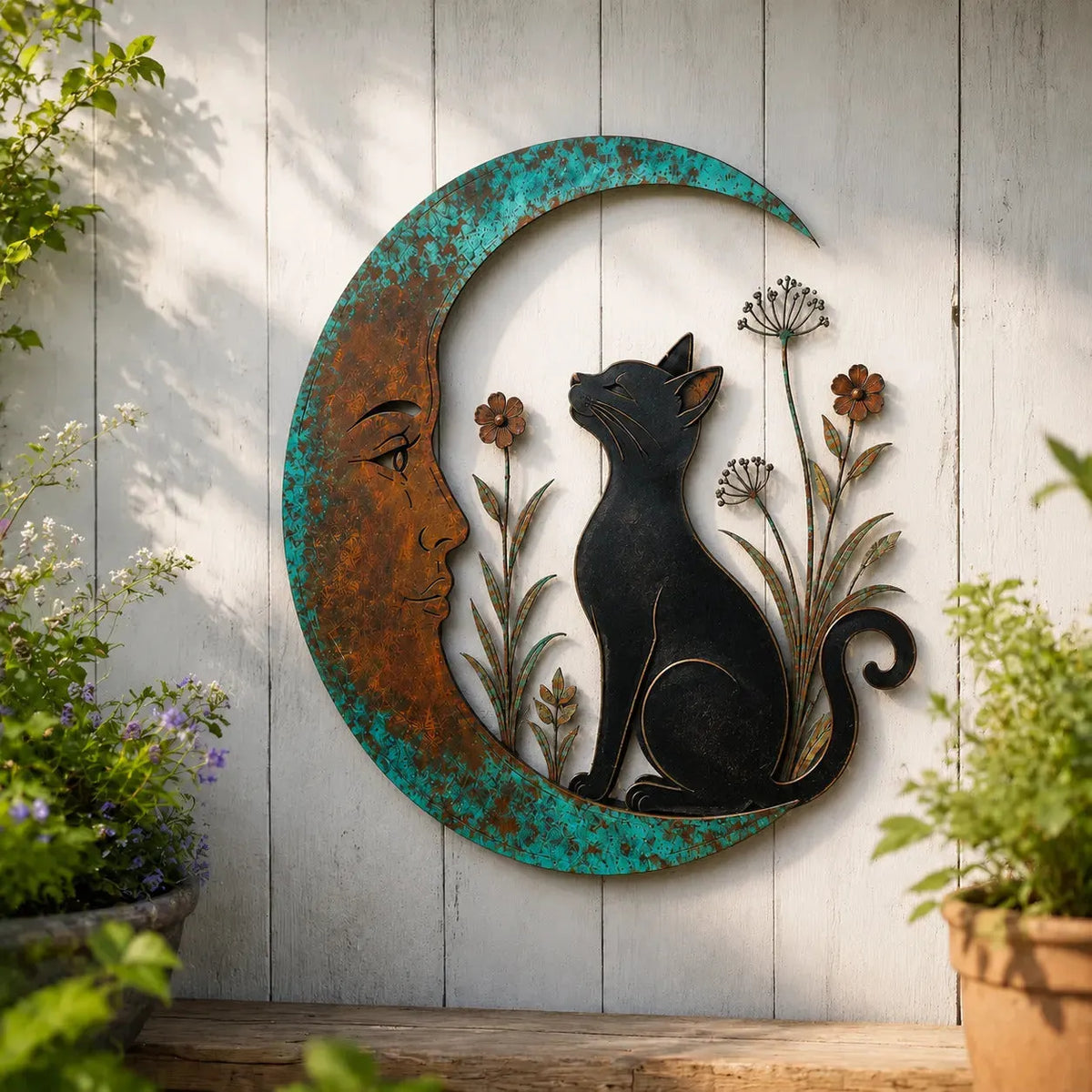 Roselith | Enchanted Garden Moon Wall Art