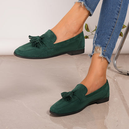 Corvella | Tassel Detail Slip On Loafers