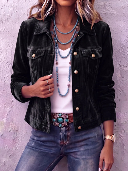 Orelisse | Soft Touch Velvet Jacket