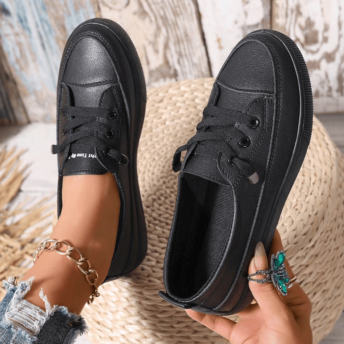 Dovelyn | Supportive Casual Lace Up Sneakers