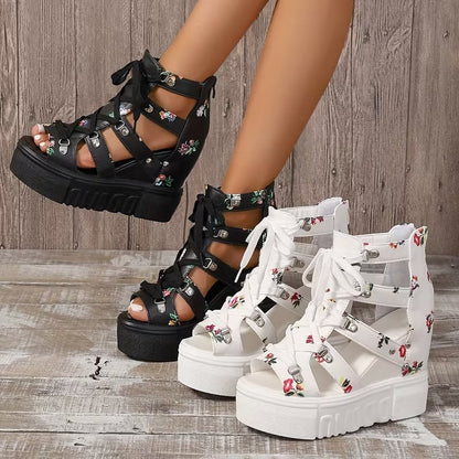 Zorina | Elevated Comfort Floral Sandals