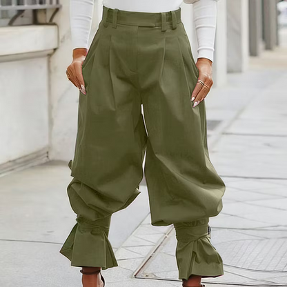 Fable | Gathered Hem Balloon Trousers