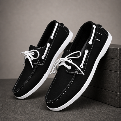Brooks | Casual Contrast Trim Boat Shoes