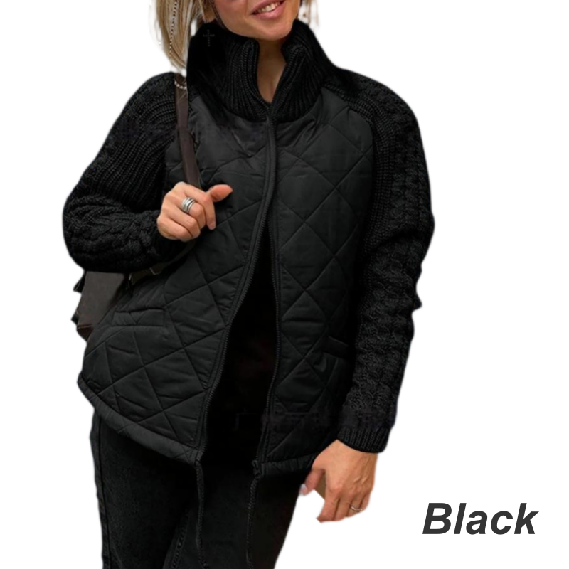 Maevora | Diamond Quilted Knit Jacket