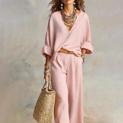 Orelissa | Bohemian Linen Two Piece Set