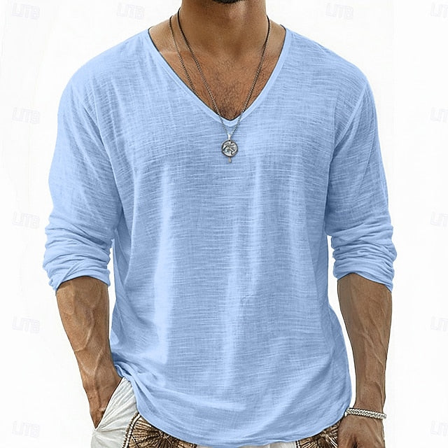 Corbin | Relaxed Fit Everyday V Neck Shirt