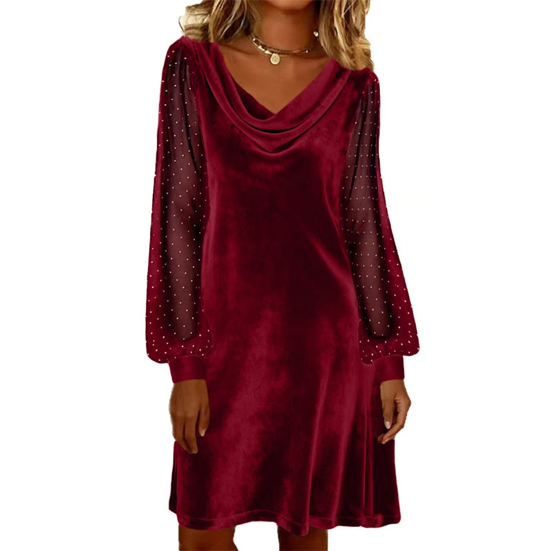 Valestra | Luxe Velvet Mini Dress