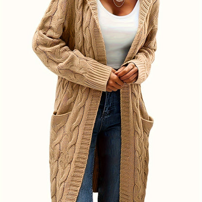 Kessara | Cozy Open Front Pocket Cardigan